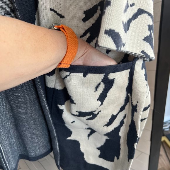 NWT WynneCollection Floral Kimono Poncho Topper Cardigan Sweater 1X NEW - Picture 3 of 9